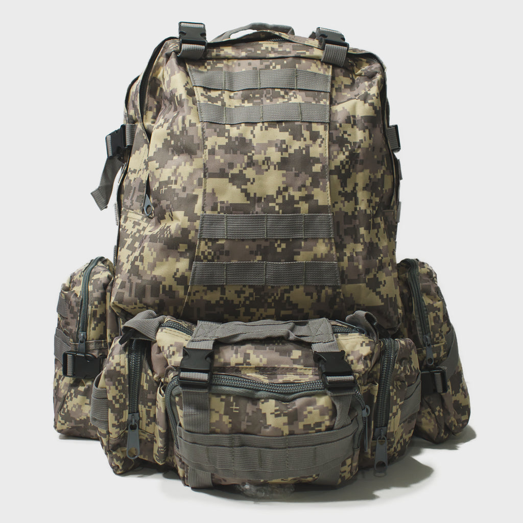 Tactical Rucksack – Modular MOLLE Bug Out Bag - Sand Dune