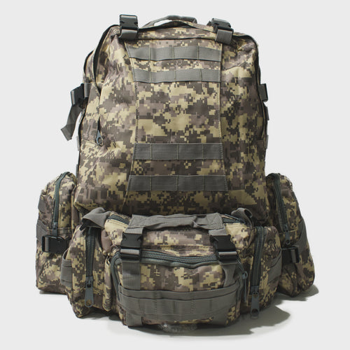 Hiking Backpack for Men & Women – Water-Resistant Outdoor Daypack, 3-Day Travel Pack (Sand Dune)