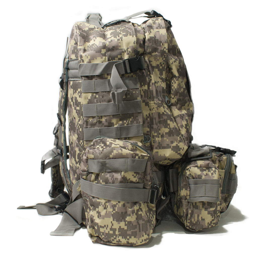 Tactical Rucksack – Modular MOLLE Bug Out Bag - Sand Dune