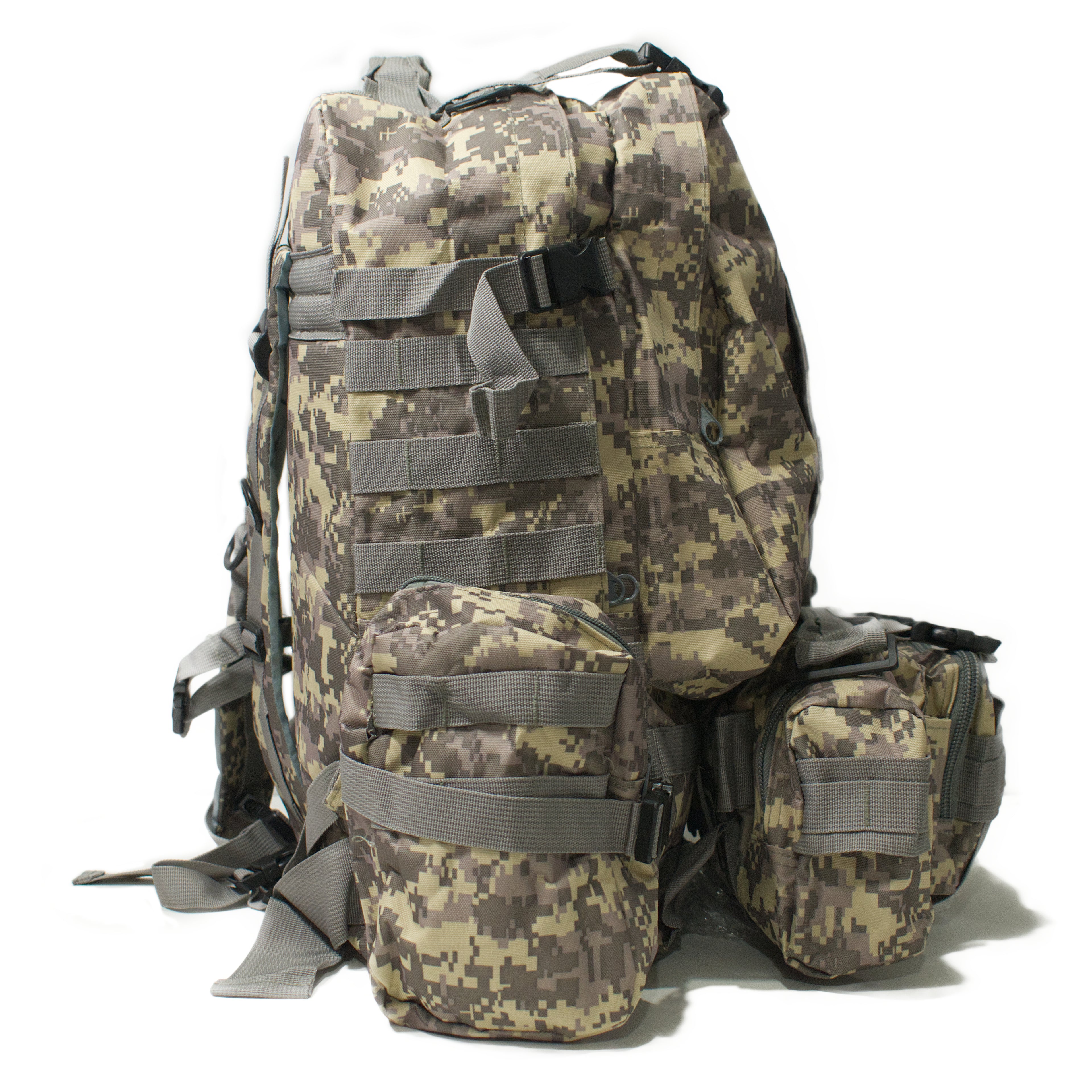 Tactical Rucksack – Modular MOLLE Bug Out Bag - Sand Dune