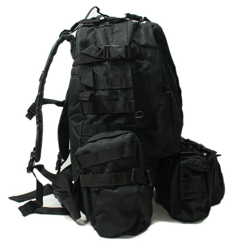 Tactical Rucksack – Modular MOLLE Bug Out Bag - Black